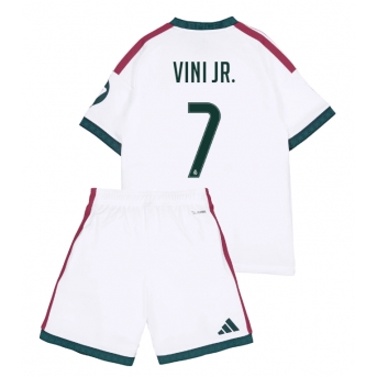 Billige Fotballdrakt Real Madrid Vinicius Junior #7 Replika Hjemmedraktsett Barn 2026-27 Kortermet (med bukser)